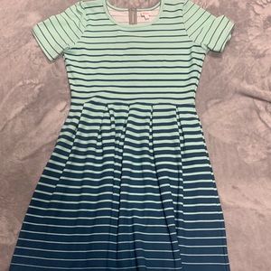 Gorgeous striped Lularoe Amelia
